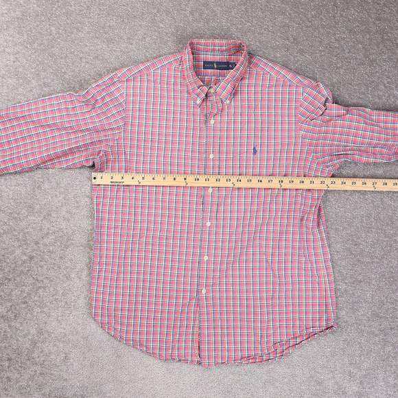 Ralph Lauren Plaid XL Multicolor Long Sleeve Full Button Collared Shirt - Picture 4 of 10